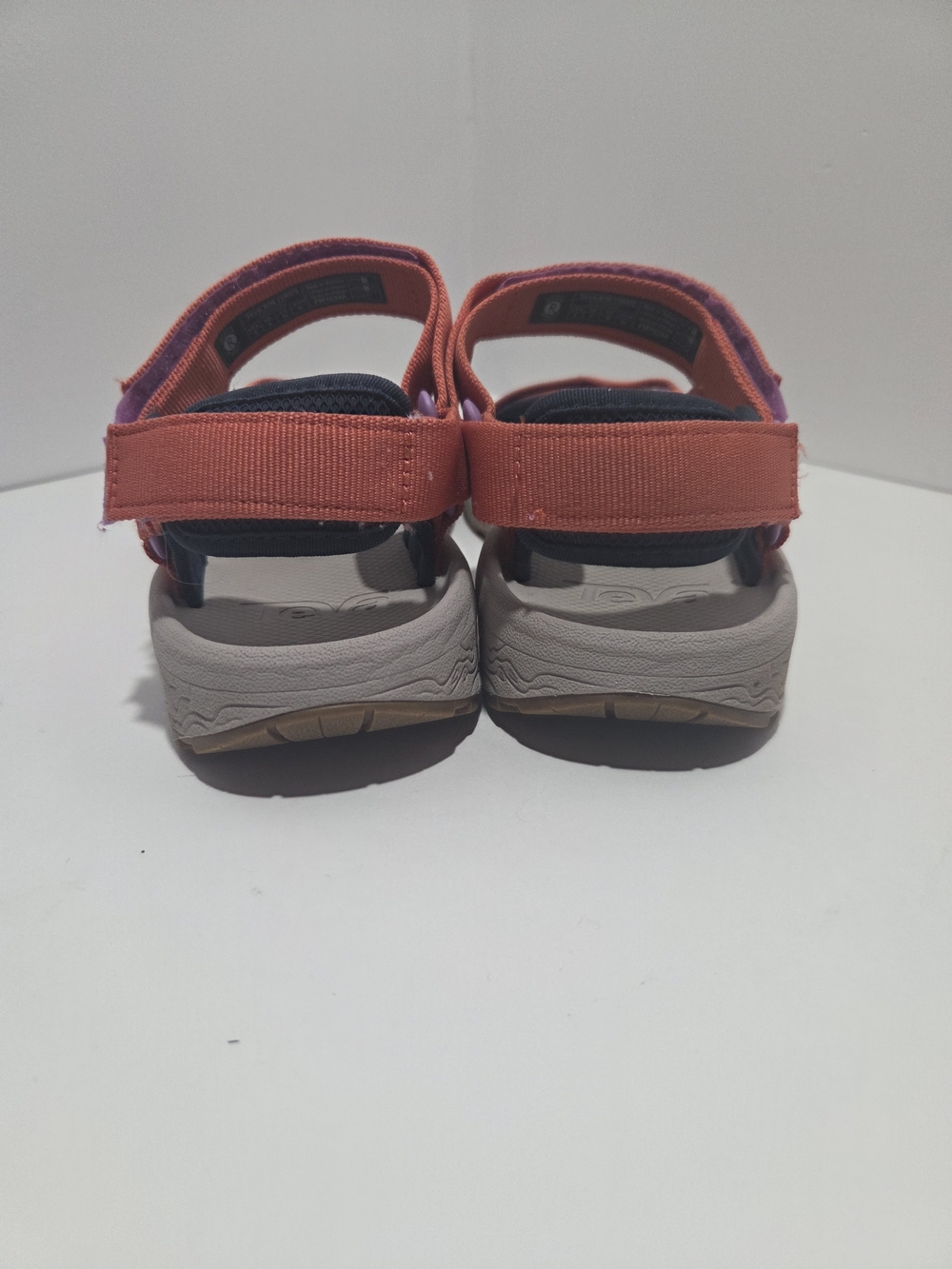 Teva Coral Strappy Outdoor Sandals with Light Gray Footbed - Picture 3 of 7